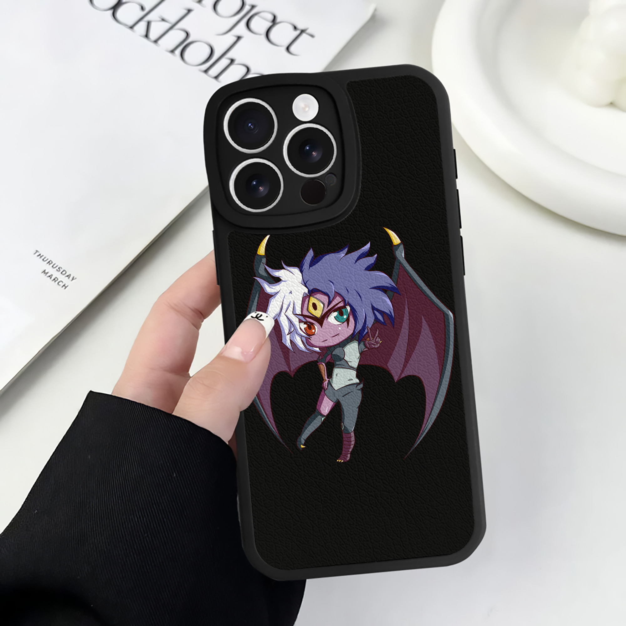 遊☆戯☆王 Yu-Gi-Oh! 【iPhone 16シリーズ対応】シリコンスマホケース（レザー調） 材質：シリコン